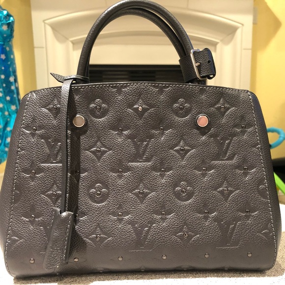 Louis Vuitton Empreinte studded Montaigne BB black - Picture 2 of 9